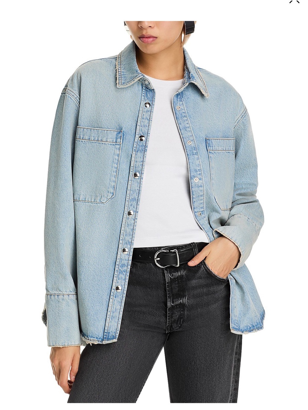ANINE BING Dante Denim Shirt - Picture 5 of 11